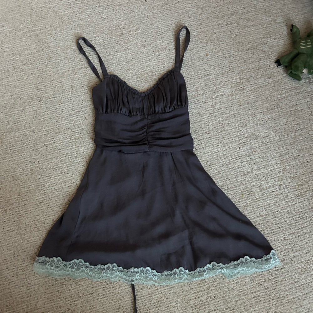 Anthropologie Gray Dress